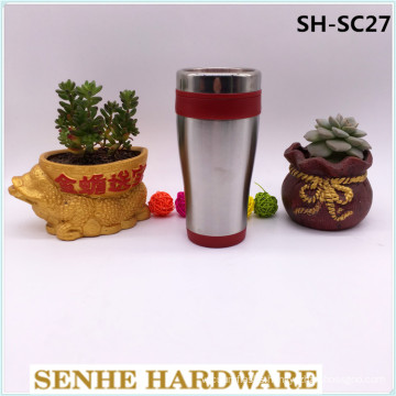 450ml Double Wall Auto Seal Coffee Cup (SH-SC27)